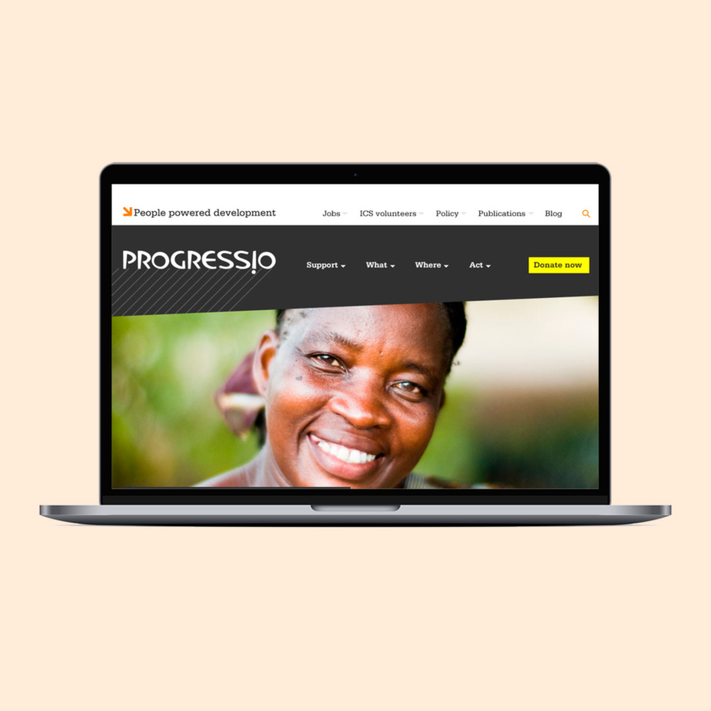 Progressio website redesign